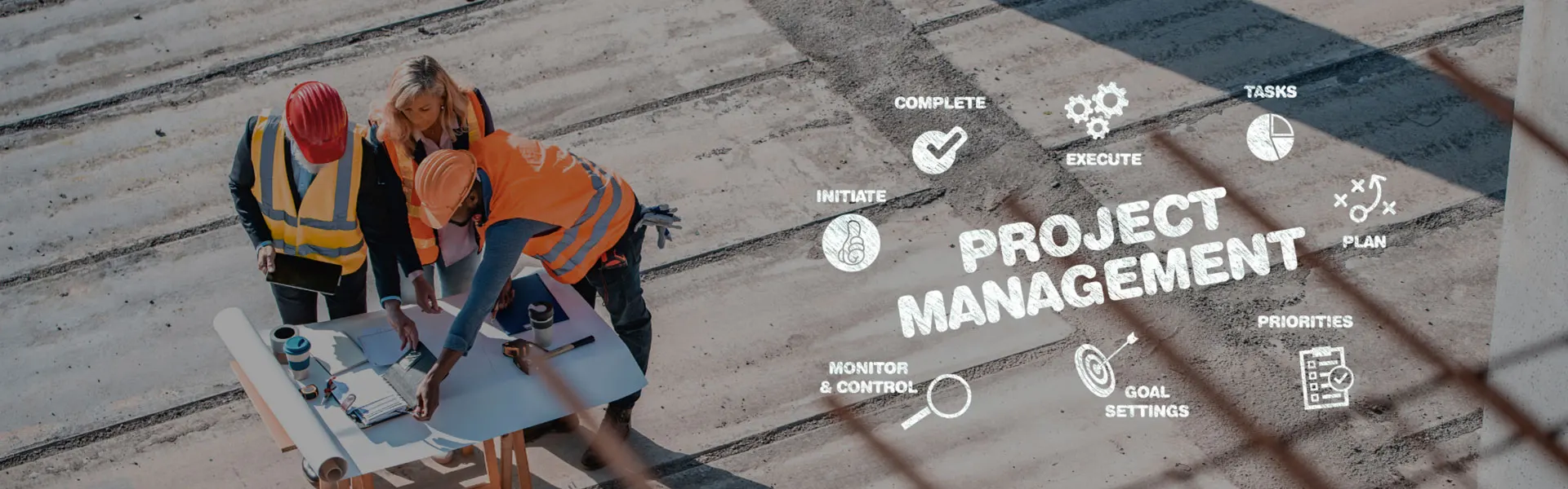 Project Management Services Top Banner